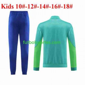 Brasil Niño Chaqueta de Entrenamiento Trajes Verde 2023/2024